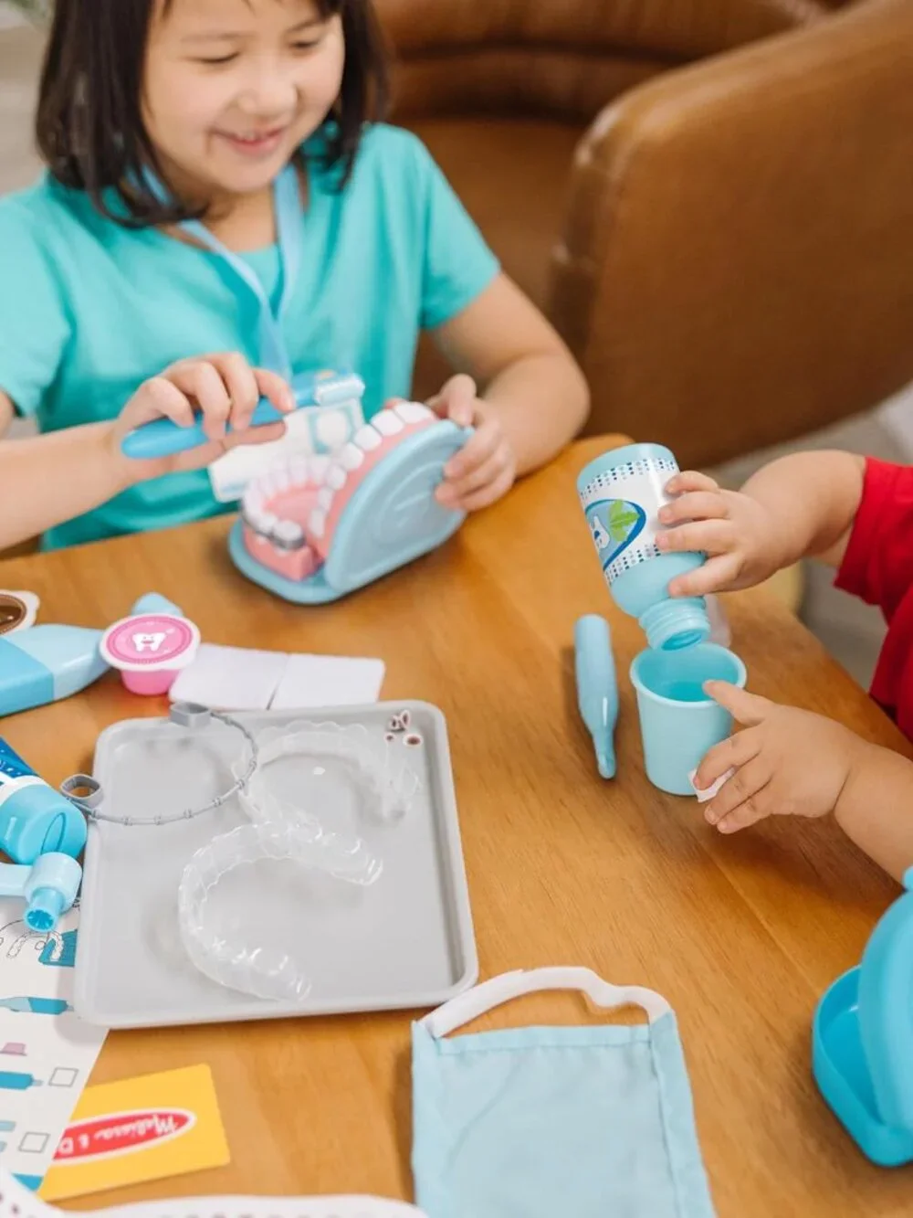 NEW Melissa & Doug Dentist Dental Pretend Play Teeth Set 25-piece Includes set o